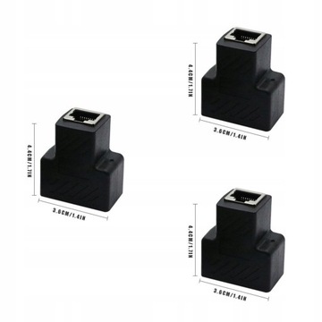 1/2/3/5 Rozdzielacz internetowy Dwuportowy adapter