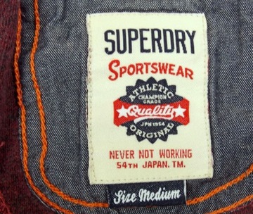 Superdry Sportswear Bawełniana lekka bluza M