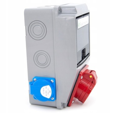 СТРОИТЕЛЬНЫЙ РАСПРЕДЕЛИТЕЛЬНЫЙ ЩИТ 2* 230В 16А/5 ЗАЩИЩЕННЫЙ