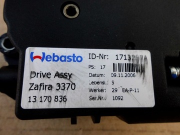MOTOREK STŘEŠNÍHO OKNA PANRAMY ZAFIRA B 13170836