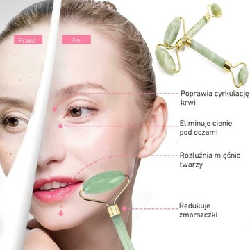 JADE ROLLER & GUA SHA ролик и массажная пластина