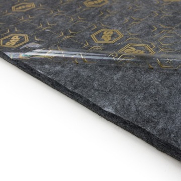 Фетровый коврик самоклеящийся, гасящий хруст пластика, 75х100х1см.