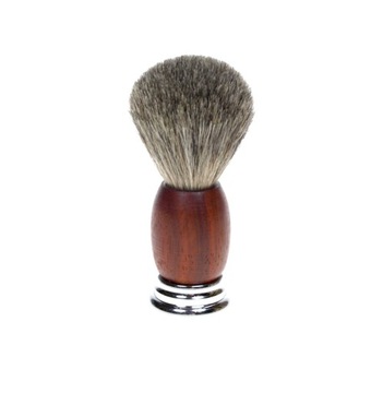 Бритва, кисточка, поясной набор в коробке + коричневый.