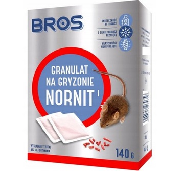 Trutka granulat gryzonie NORNIT saszetka BROS 140g