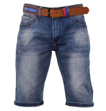 KRÓTKIE SPODENKI MĘSKIE JEANS SZORTY W32 84-90 CM