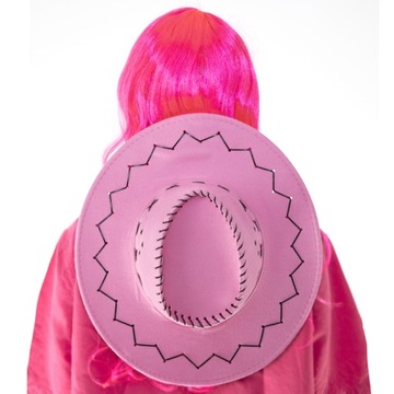 Ковбойская шляпа розовая ковбойская карнавальная маскировка пастушки Дикого Запада