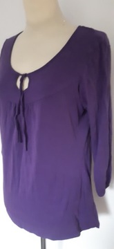 MARKS&SPENCER 40 ФИОЛЕТОВАЯ ХЛОПКОВАЯ БЛУЗКА