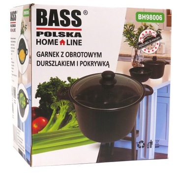 ГОРШОК BASS POLSKA С ВРАЩАЮЩИМСЯ ДРУГЛУСОМ И ДРУГЛУСОМ