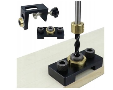 Шаблон 3в1 для сверления эксцентриков дюбелей