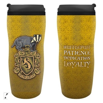 KUBEK PODRÓŻNY HARRY POTTER HUFFLEPUFF POKRYWKA