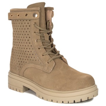 Botki damskie skórzane Filippo DBT3716/22 BE r.37