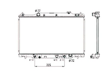 CHLADIČ HONDA STREAM 01- NRF53679