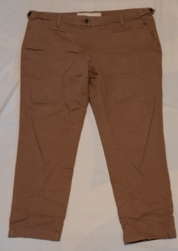 jeansy damskie L NEXT CHINO kolor brązowy - rdzawy