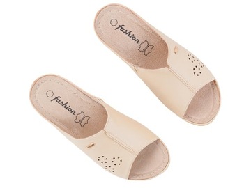 ТАПОЧКИ ЖЕНСКИЕ, КОЖАНЫЕ ТУФЛИ