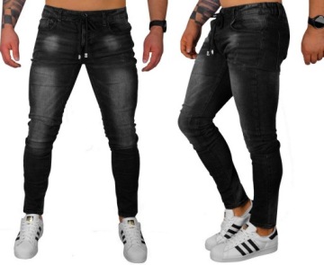 JEANSY MĘSKIE SPODNIE JEANSOWE WYGODNE