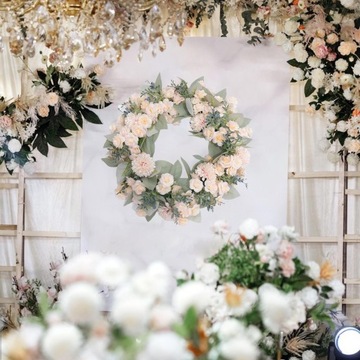 Цветочный венок Подвесные украшения Венок на входную дверь