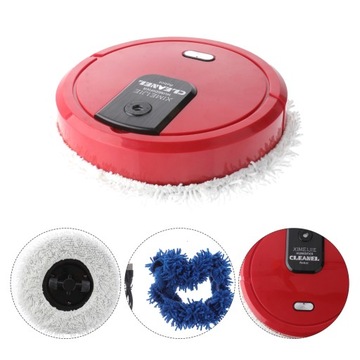 РОБОТ-ПЫЛЕСОС ШВАБРА С ВЛАЖНЫМ ПОДДОНОМ КОМПАКТНАЯ ТИХАЯ РАБОТА