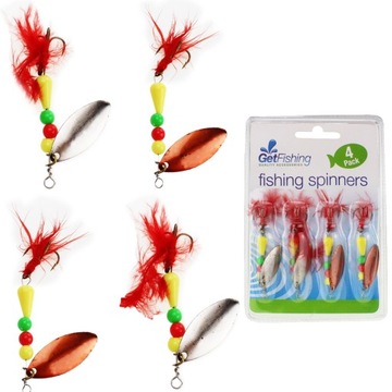 OBROTÓWKA BLACHA WAHADŁÓWKA SPINNING 4SZT 2G