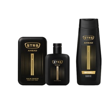 STR8 AHEAD ZESTAW 2cz WODA EDT 50ml + ŻEL 400ml