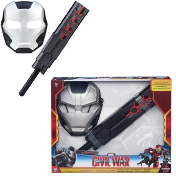 HASBRO IRON MAN WARMACHINE MASKA+BROŃ B7014