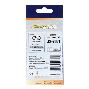 SMJ JS-7061 10-кратный секундомер Оптовый магазин!