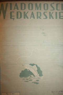WIADOMOŚCI WĘDKARSKIE ROCZNIK 1957 1-12 KOMPLET