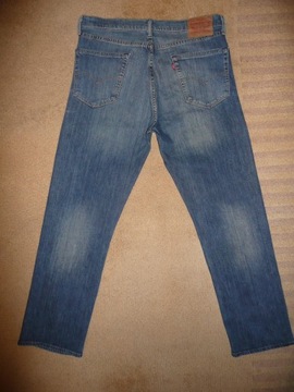 Spodnie dżinsy LEVIS 751 W36/L32=47,5/107cm jeansy