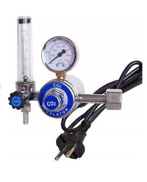 Reduktor CO2 argon z rotametrem i podgrzewacz 230V