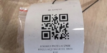 8360843 PŘEPÍNAČ REGULACE SVĚTEL BMW E38