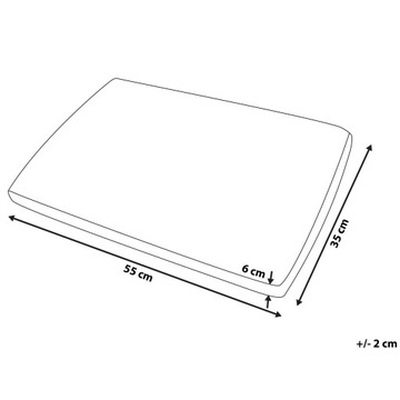 Подушка из пены с низкой памятью 55 х 35 см MUIR Lumarko!