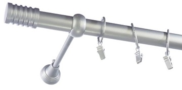 Карниз металлический, диаметр 25, одинарный, 290 см