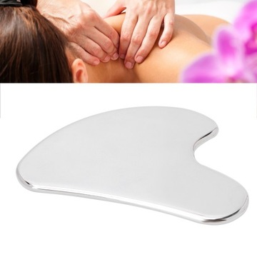 Массажный камень для лица GUA SHA STEEL
