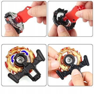4 SZT BĄCZEK WIRUJĄCY BURST BEYBLADE DYSK SPINNER