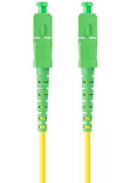 KABEL PRZEWÓD ŚWIATŁOWODOWY ŚWIATŁOWÓD PATCHCORD SC/APC-SC/APC SIMPLEX 3M