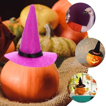 10 sztuk Halloween Mini kapelusze czarownic impreza z okazji Halloween
