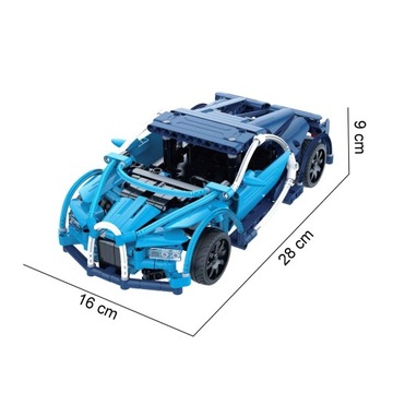 КОЛОДКІ TECHNIC BUGATTI АВТОМОБІЛЬ ZDALNIE STEROWANY  фото 7