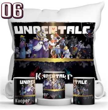 НАБОР UNDERTALE КРУЖКА + ПОДУШКА + ИМЯ