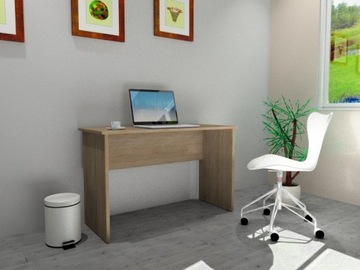 СТОЛ КОМПЬЮТЕРНЫЙ ДУБ СОНОМА, ПРЯМОЙ, 90 СМ