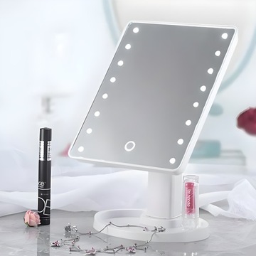 ЗЕРКАЛО ДЛЯ МАКИЯЖА С ПОДСВЕТКОЙ ЗЕРКАЛО СО СВЕТОДИОДНОЙ ПОДСВЕТКОЙ С РЕГУЛИРУЕМОЙ ЯРКОСТЬЮ СВЕТА