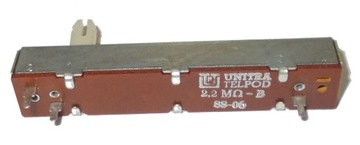 POTENCJOMETR SUWAKOWY TELPOD 74mm 2,2M B 4sztuki