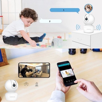 Wi-Fi IP-КАМЕРА WIFI FULL HD вращающаяся камера видеонаблюдения M211