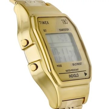 ZEGAREK TIMEX TW2R79200 GOLD DIGITAL INDIGLO + BOX