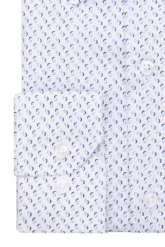 Мужская рубашка белая с мелким узором Próchnik PM15 2XL