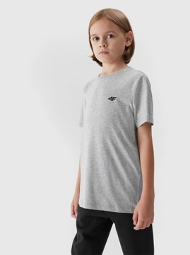 4F T-SHIRT CHŁOPIĘCY KOSZULKA BASIC DZIECIĘCA BAWEŁNIANA