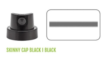MONTANA SKINNY CAPS końcówka SKINNY CAP BLACK