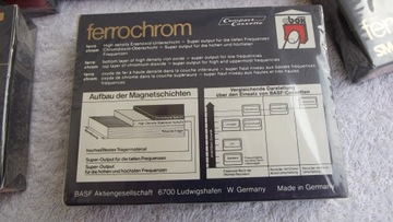КОМПАКТНАЯ КАССЕТА BASF FERROCHROME 90 SM