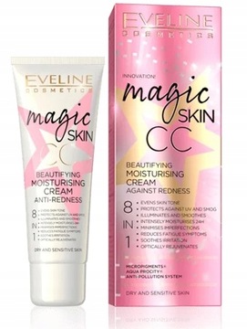 EVELINE CC КРЕМ MAGIC SKIN УВЛАЖНЯЮЩИЙ 8в1 СУХАЯ КОЖА