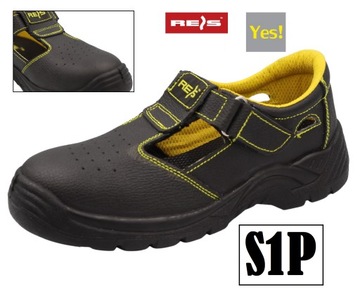 BUTY ROBOCZE SANDAŁY ANTYPRZEBICIOWE Z BLACHĄ 45