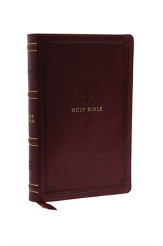 NRSV, Catholic Bible, Standard Personal Size, Leathersoft, Red, Comfort