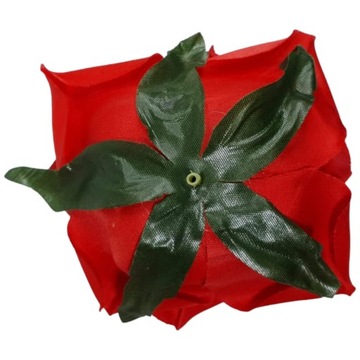 Головка изделия, большая, развернутая белая роза, 12 см, для украшений и букетов.